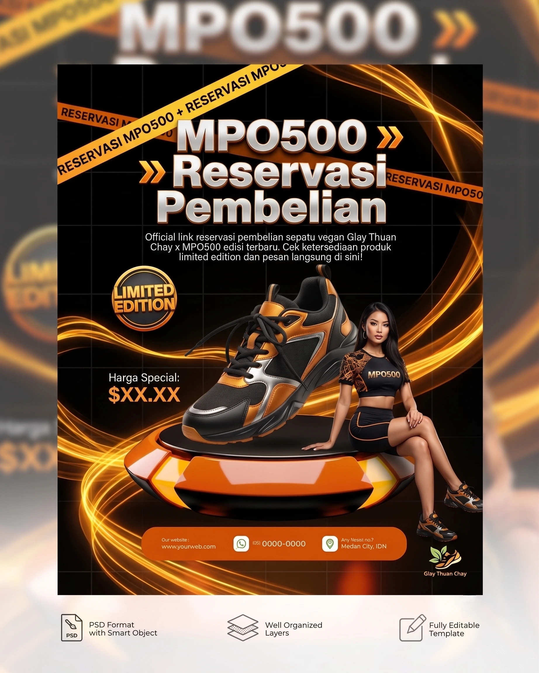 Link Reservasi Pembelian Sepatu Vegan Giay Thuan Chay x MPO500